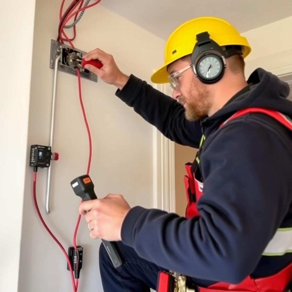 Chingford electrician performing electrical installation
