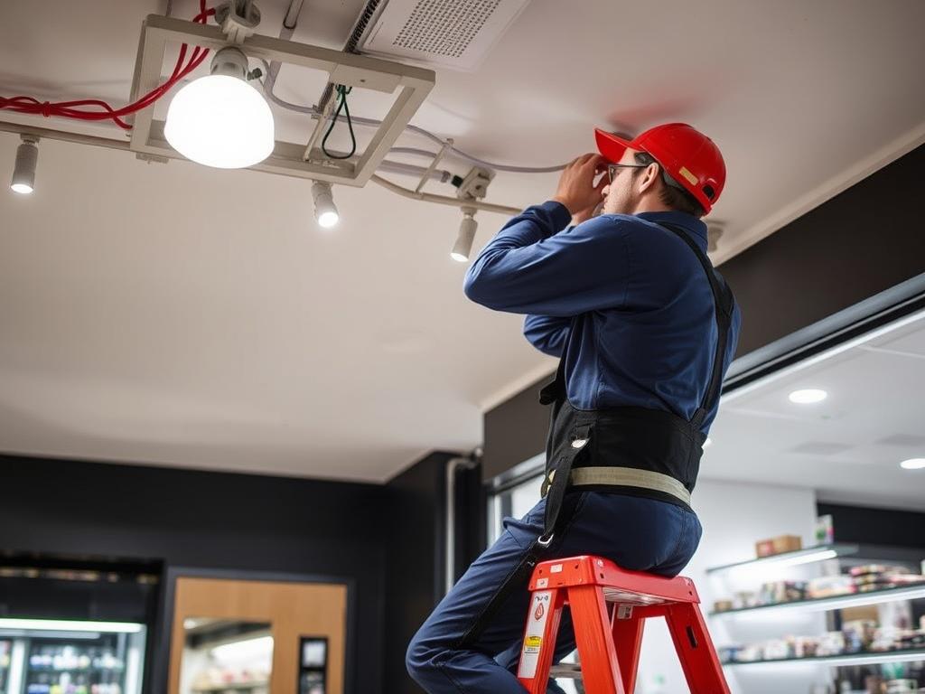 Commercial electrical work by Chingford electrician