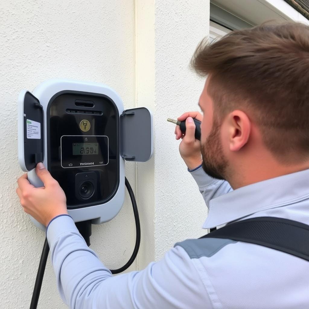 Electric vehicle charger installation in Chingford