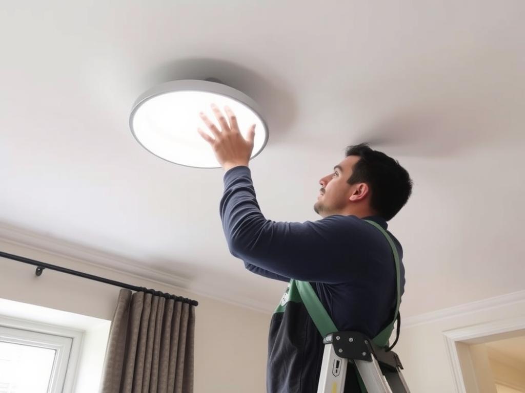 Leyton electrician upgrading lighting in residential property