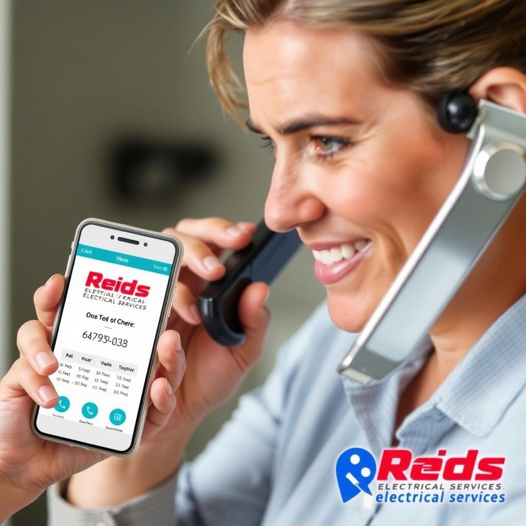 Step 1: Contact Reids Electrical Services in Leyton